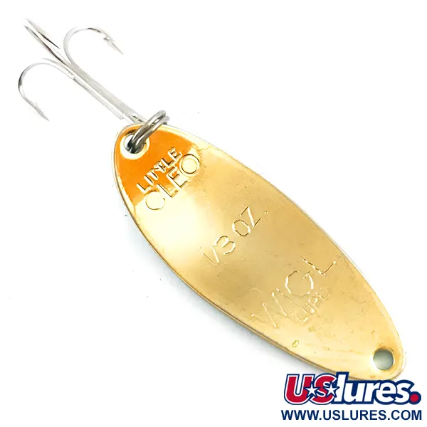 Acme Little Cleo Ondulante, Verde Metallizzato/Oro, 9g, Modello raro, #5296