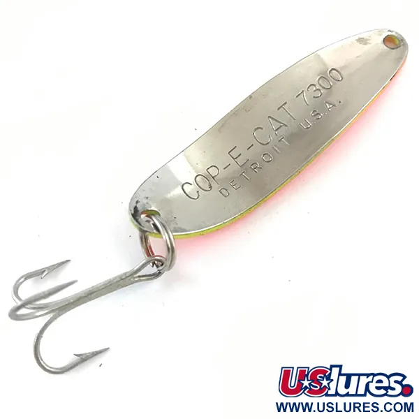 Dardevle Cop-E-Cat 7300 UV Ondulante, Giallo/Arancio, 10g, UV, #5308