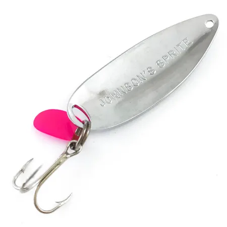 Johnson Sprite Ondulante, Nichel / Rosso, 5g, Vintage USA, #5311