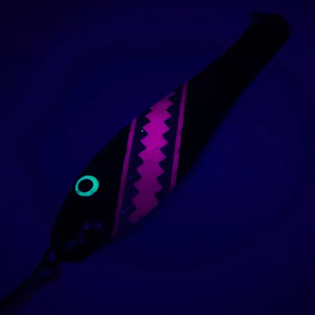 Trinidad Tackle OPTIMIZER Trolling Spoon UV, Nero/Rosso/Argento, 17g, #5346