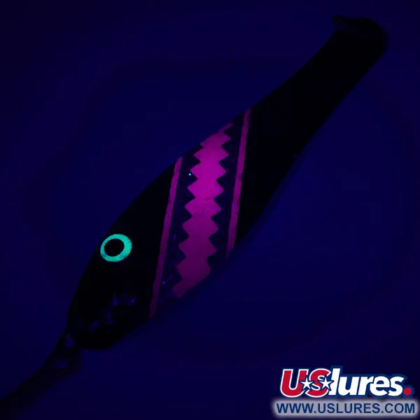 Trinidad Tackle OPTIMIZER Trolling Spoon UV, Nero/Rosso/Argento, 17g, #5346