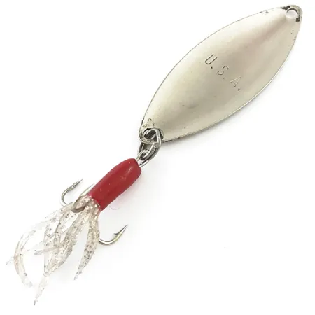 Mepps Spoon 2 Ondulante, Nickel/Rosso, 9g, Ancoretta Piumata, #5363