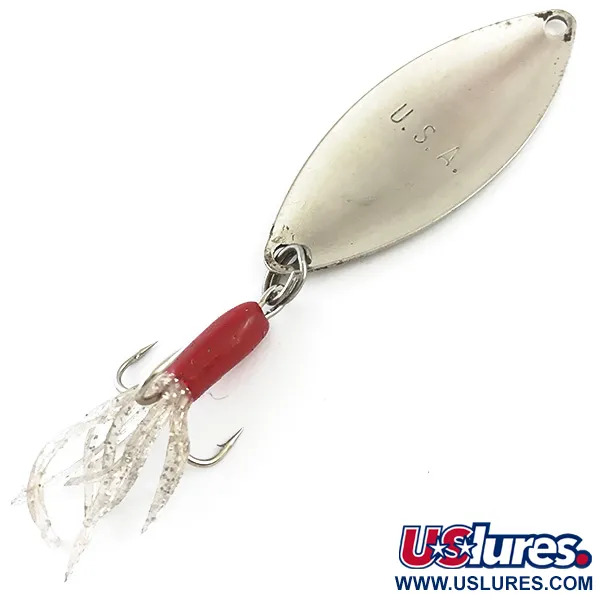 Mepps Spoon 2 Ondulante, Nickel/Rosso, 9g, Ancoretta Piumata, #5363