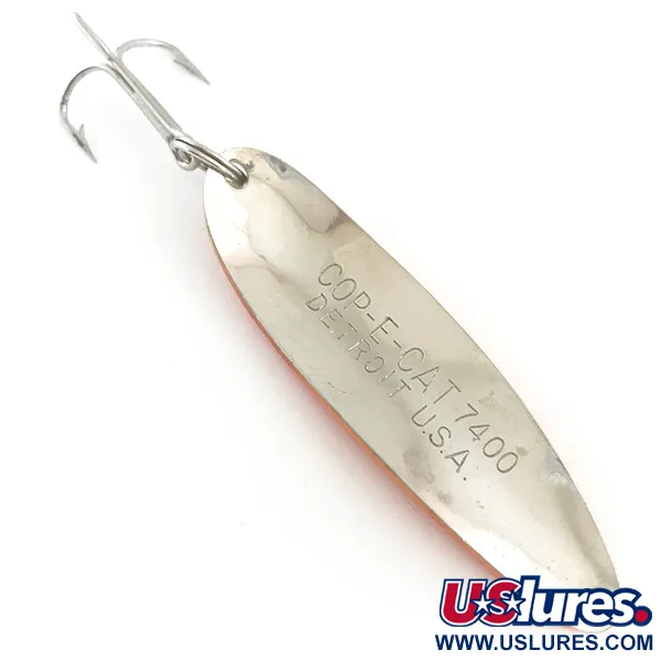 Dardevle Cop-E-Cat 7400 UV Ondulante, Giallo/Arancio, 19g, UV, #5389