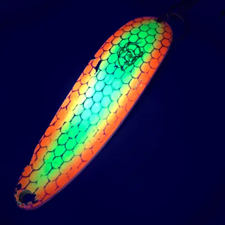 Dardevle Cop-E-Cat 7400 UV Ondulante, Giallo/Arancio, 19g, UV, #5389