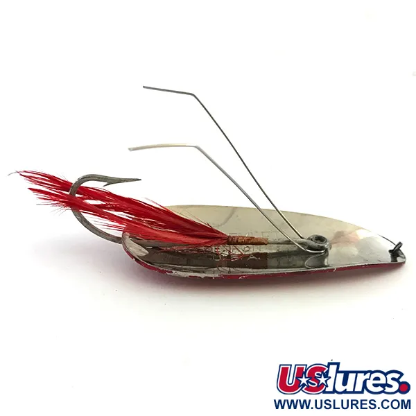 Eppinger Weedless Dardevlet, Rosso/Bianco/Nickel, 19g, Antialga, #5407