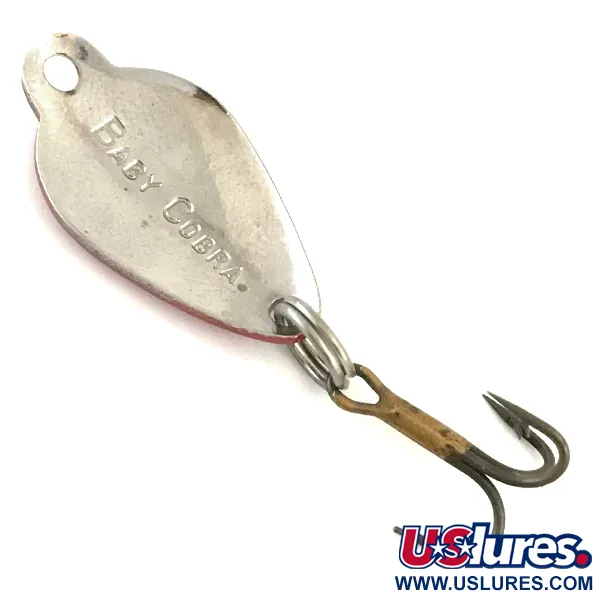 Acme Baby Cobra Ondulante, Rosso / Bianco / Nickel, 3g, Vintage, #5414