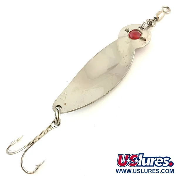Gibbs One Eye Wiggler Ondulante, Nickel / Rosso, 16g, Perla, #5415