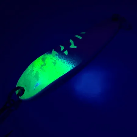 Luhr Jensen Krocodile Die #4 Ondulante, White Pearl/Green, 19g, #5417