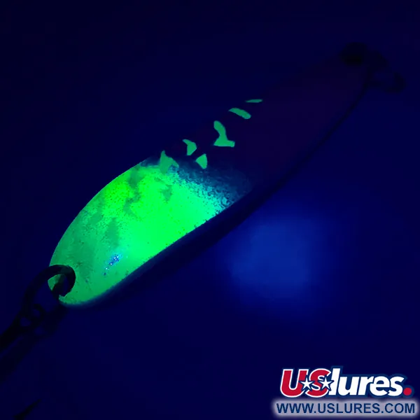 Luhr Jensen Krocodile Die #4 Ondulante, White Pearl/Green, 19g, #5417