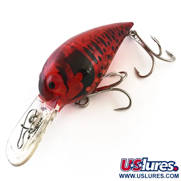 Storm Wiggle Wart Crankbait, Red Perch, 12g, Deep Diver, #5418