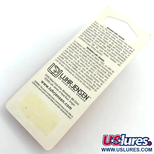 Ondulante Luhr Jensen Krocodile Die #4, Rosso/Bianco, 14g, Amo, #5453