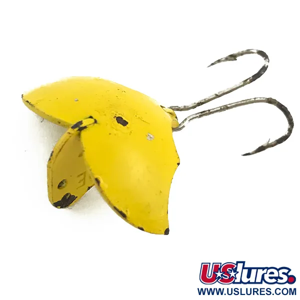 Ondulante Prescott Spinner Baby Bat, Giallo, 5g, Triple-Wing, #5455