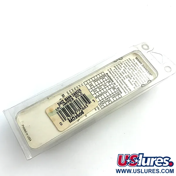 Mann's Dancer Ondulante, Oro martellato, 21g, Coda piumata, #5458