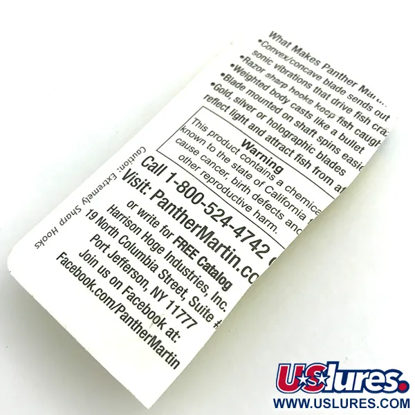 Panther Martin  Italian 4, Blue Trout, 4g, Rotante In-line, #5459