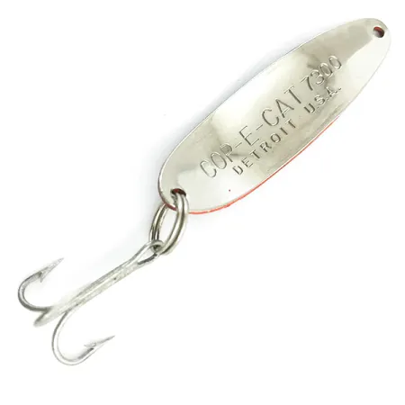 Dardevle Cop-E-Cat 7300 Ondulante, Rosso/Nero/Nickel, 10g, Scaglie, #5498