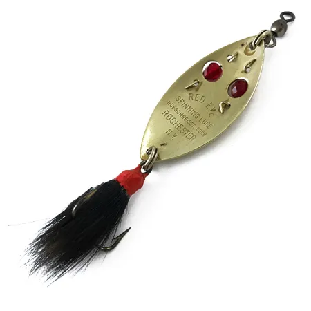 Hofschneider Red Eye Ondulante, Oro/Rosso, 6,5g, Perle Vetro, #5519