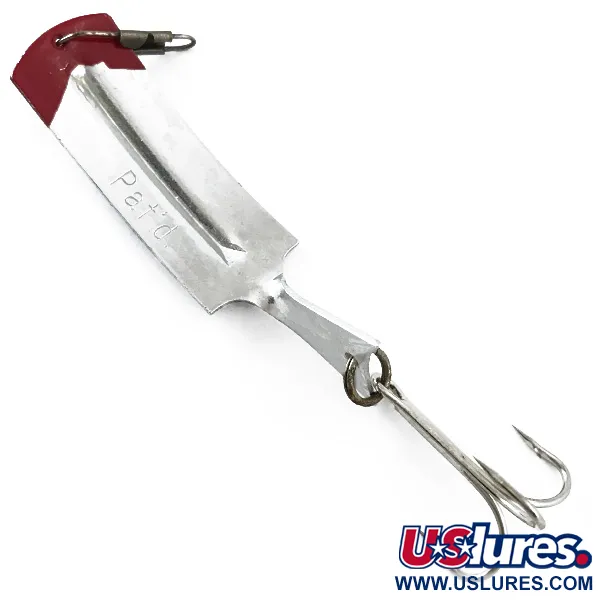 South Bend Flipit 625 Ondulante, Nichel / Rosso, 8,5g, Tail Fin, #5520