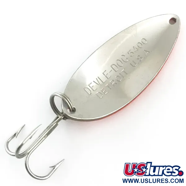 Eppinger Dardevle Devle Dog 5400 UV Ondulante, Nichel, 18g, UV, #5532