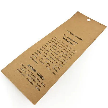 Hydro Lures Weedless Hydro Spoon Ondulante, Gray/Black, 14g, #5550