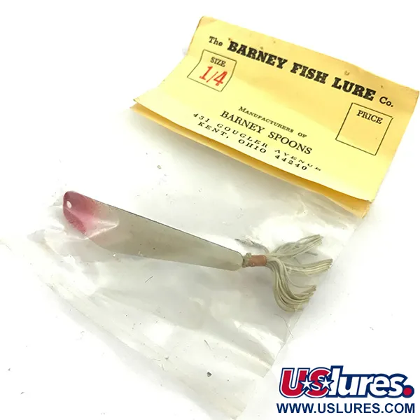 Weedless Barney Spoon Ondulante, Rosso / Bianco, 7g, Antialga, #5551