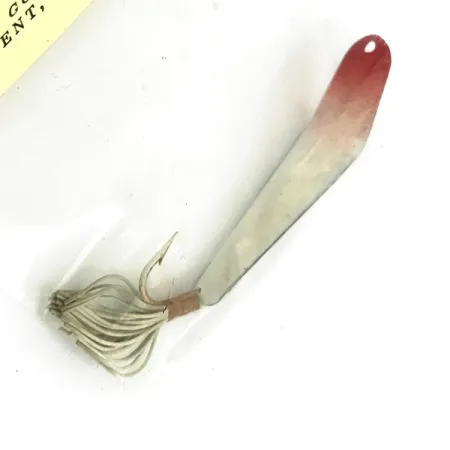 Weedless Barney Spoon Ondulante, Rosso / Bianco, 7g, Antialga, #5551