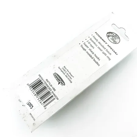 Bass Pro Shops Lipless Crankbait, Blu Chiaro / Rosso, 14g, Nido d'Ape, #5553