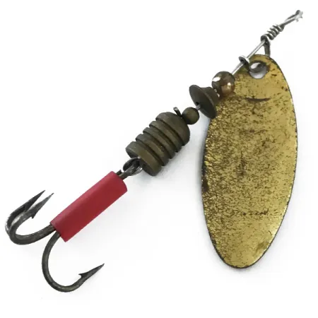 Luhr Jensen Tiger Tail 4 Cucchiaino, Ottone, 4,5g, Motivo Scaglie, #5560