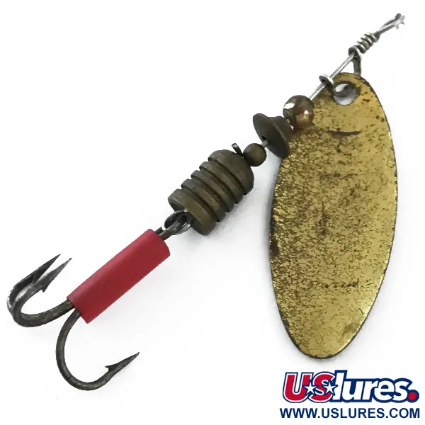 Luhr Jensen Tiger Tail 4 Cucchiaino, Ottone, 4,5g, Motivo Scaglie, #5560