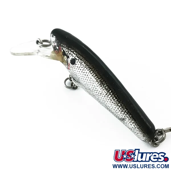 Bagley Small Fry Shad Crankbait, Argento, 9g, Effetto Scaglie, #5569