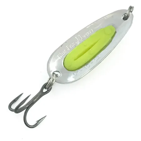 Blue Fox Pixee UV Ondulante, Nichel/Giallo, 4.5g, UV-Glow, #5576