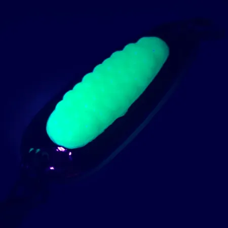 Blue Fox Pixee UV Ondulante, Nichel/Giallo, 4.5g, UV-Glow, #5576