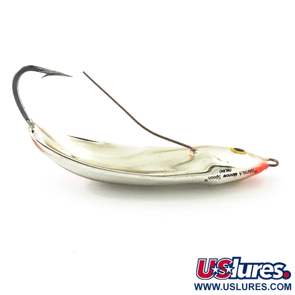 Rapala Minnow Spoon UV Antialga, Silver / Orange UV, 15g, #5590