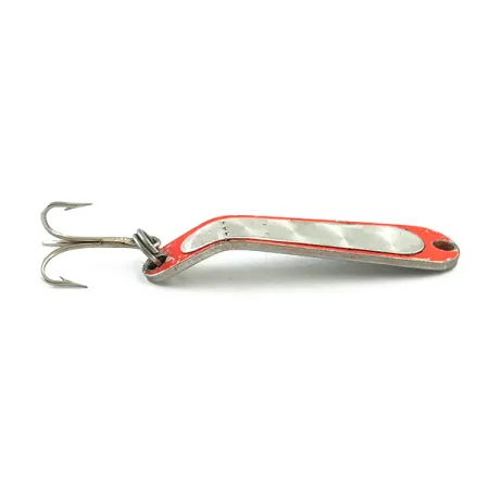 Ondulante Luhr Jensen Hus-lure, Nickel/Orange UV Glow, 4g, #5610