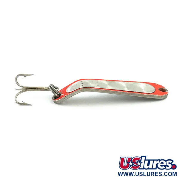 Ondulante Luhr Jensen Hus-lure, Nickel/Orange UV Glow, 4g, #5610