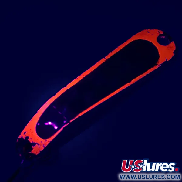 Ondulante Luhr Jensen Hus-lure, Nickel/Orange UV Glow, 4g, #5610