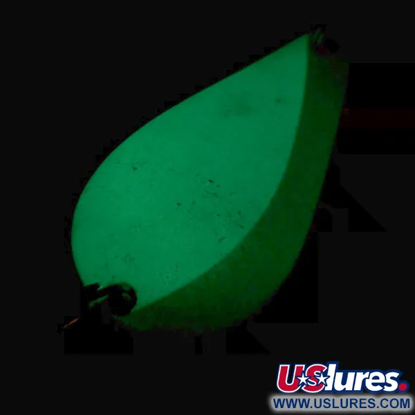 Acme K.O. Wobbler Glow Ondulante, Bianco/Verde/Nickel, 21g, #5613