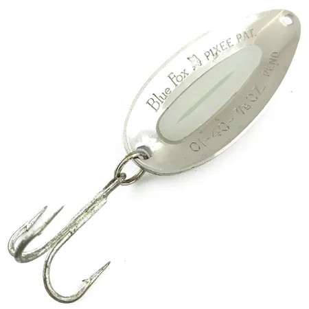 Blue Fox Pixee Ondulante, Nichel Martellato, 24g, Inserto Glow, #5615