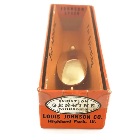 Vintage Johnson Silver Minnow Ondulante, Oro, 9g, Antialga, #5632