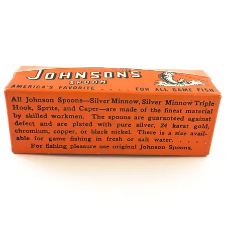 Vintage Johnson Silver Minnow Ondulante, Oro, 9g, Antialga, #5632