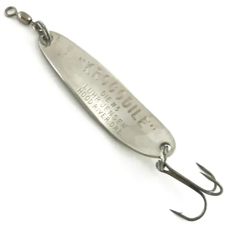 Luhr Jensen Krocodile Die #3 Ondulante, Nickel/Ologramma Oro, 10g, #5643