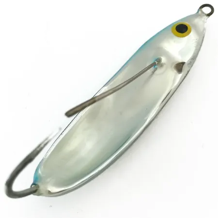 Rapala Weedless Minnow Spoon Ondulante, Blu Chiaro Metallizzato, 10g, #5665
