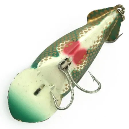 Esca Buck Perry Spoonplug, Verde/Bianco/Oro/Rosso, 7g, Struttura, #5670