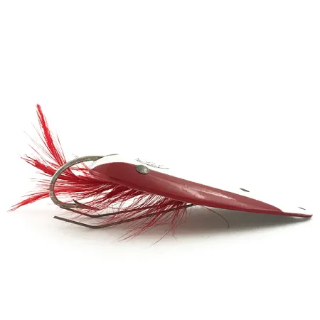 Ondulante Eppinger Weedless Dardevle Dardevlet, Rosso/Bianco/Nickel, 21g, #5680