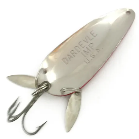 Eppinger Dardevle Imp Klicker Ondulante, Rosso/Bianco/Nickel, 11g, #5681