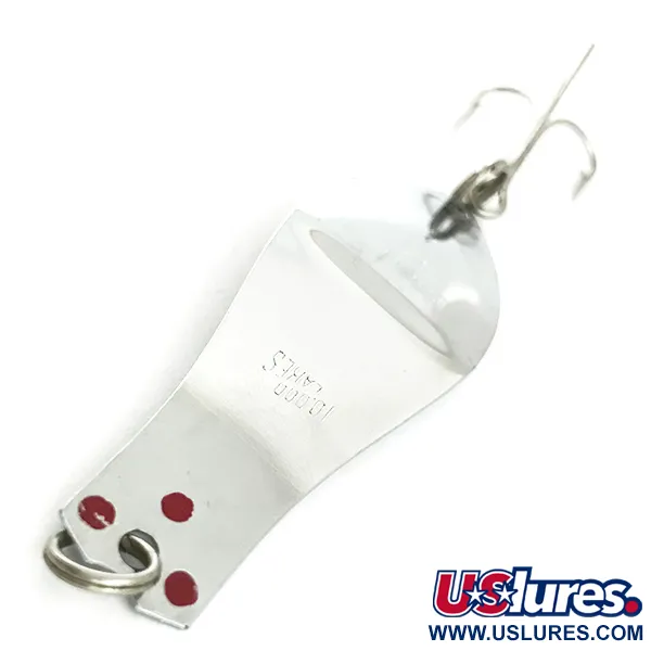 Prescott Spinner Thin Doctor 165 Cucchiaino, Nickel/Rosso, 4g, #5682