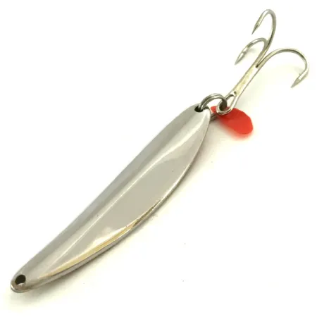 Bay de Noc Swedish pimple Jig, Nickel / Rosso, 14g, High-Flash, #5686