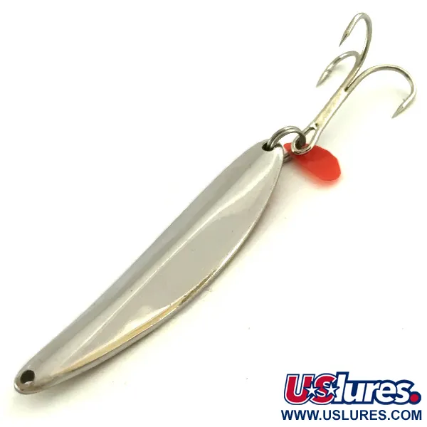 Bay de Noc Swedish pimple Jig, Nickel / Rosso, 14g, High-Flash, #5686