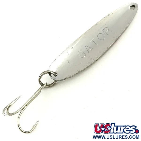 Ondulante Gator, Nickel / Ologramma Rosa, 16g, Acciaio Inox, #5688