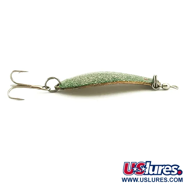 Prescott Spinner Little Doctor 255 Cucchiaino, Golden/Green Glitter, 7g, #5689